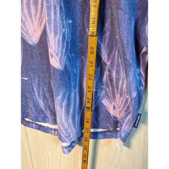 Spirit Jersey Adult Small Disney Avatar Jelly Fish All Over Print Oversize Faded - Picture 8 of 8